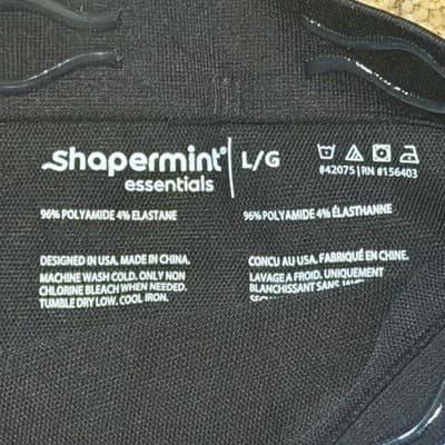 Shapermint Essentials High Waisted Shaping Leggings Color: Black Size: Large NWT - Thumbnail 3