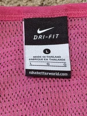 Nike Women’s Top Size: Large Color: Pink - Thumbnail 3