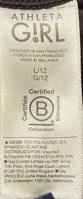 Athleta Girl Stash Your Treasures Ultra Flare W/Pockets Color:Black Size: Large - Thumbnail 4