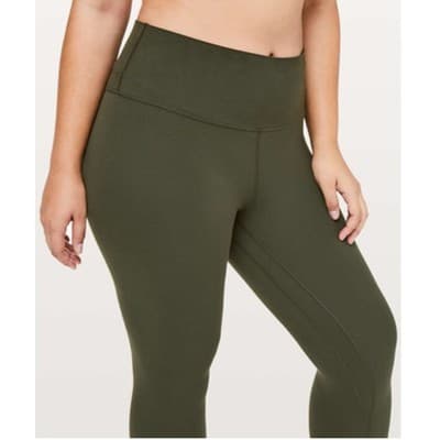 Lululemon Align Crop *21" Dark Olive (First Release) Size 6 Dark Olive W6AS8S