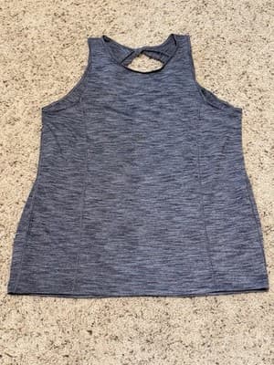 Lululemon Women’s Sculpt Tank P2P 20” Color Heather Grey Size 12/14