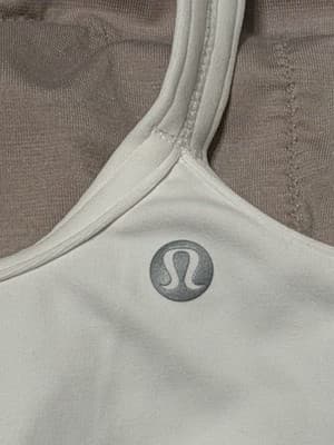 Lululemon Nulu Strappy Yoga Bra Light Support A/B Cup Color: White Size: 14 - Thumbnail 5