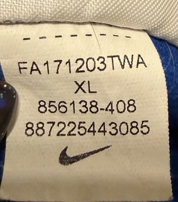 Nike Boy's Therma Full-Zip Hoodie Jacket Blue X-Large - Thumbnail 6