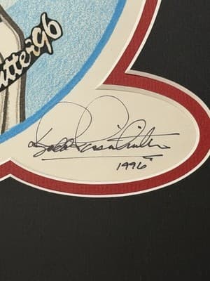 RARE Disney Hand Drawn Framed Autographed By Wiesenhütte W/Character Watch 1996 - Thumbnail 2