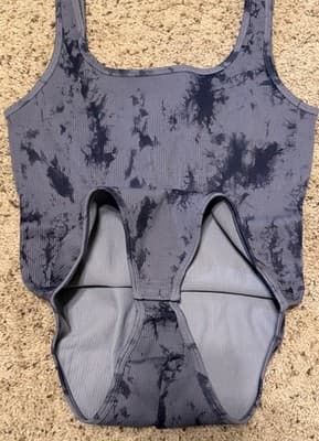 NWOT OQQ Bodysuits Ribbed Sleeveless Bodysuit Size Large - Thumbnail 2