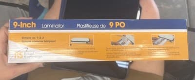 Royal Sovereign 9" Laminator CL-923 - Brand New Compact Thermal Laminator - Thumbnail 2