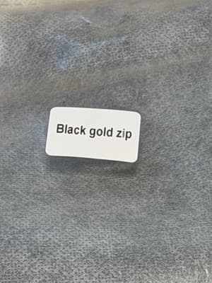 NWT The Lemon Drop Shop Crossbody Double Zipper Belt Bag BLACK/GOLD SOLD OUT - Thumbnail 4