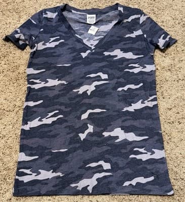 Victoria's Secret PINK Camo T-shirt XS