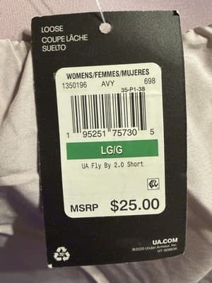NWT Women’s Under Armor Fly By 2.0 Shorts. Large - Thumbnail 6