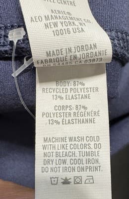 OFFLINE By Aerie Women's The Hugger 5" Bike Short Size: XL Color: Blue With 😊 - Thumbnail 9