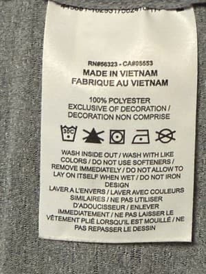Nike Women's Dry Dri-FIT Standard Fit Tank Top in a "Charcoal" Size: Medium - Thumbnail 4