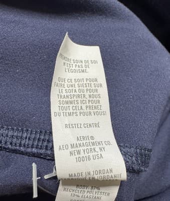 OFFLINE By Aerie Women's The Hugger 5" Bike Short Size: XL Color: Blue With 😊 - Thumbnail 10