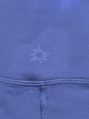 OFFLINE By Aerie Women's The Hugger 5" Bike Short Size: XL Color: Blue With 😊 - Thumbnail 4