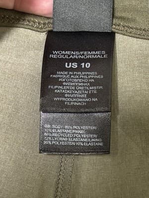 The North Face Omni-Shield Skirt Womens 10 Black Hiking Skort Attached Shorts - Thumbnail 5