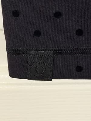 Lululemon Women Leggings Size 10 Color Black Polka Dot - Thumbnail 3
