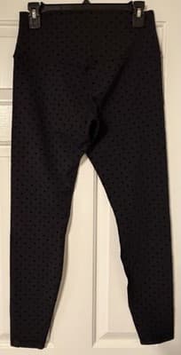 Lululemon Women Leggings Size 10 Color Black Polka Dot - Thumbnail 2
