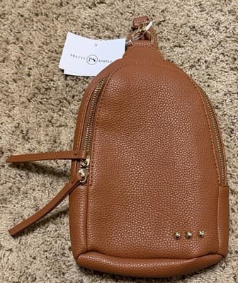 NWT Pretty Simple 3 Sisters Collection) Crossbody Bag Tan