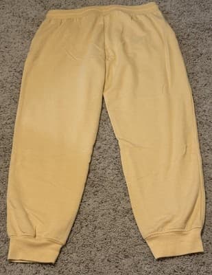 Zoe + Liv Sweatpants Size: Large Color: Yellow - Thumbnail 2
