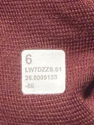 Lululemon Align No Line HR Short 6 4" Heart Scatter Dot Burgundy Bay Candy Cloud - Thumbnail 5