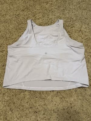 Lululemon Align High Neck Tank W Built In Bra Size 18 - Thumbnail 3