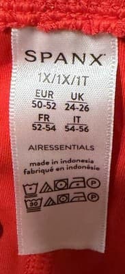 Spanx Women's AirEssentials Drawstring 14" Skort Size: 1X Color: Spanx Red NWT - Thumbnail 5