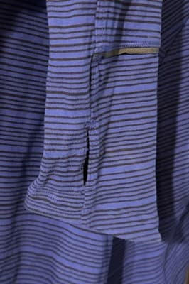 Lululemon Swiftly Tech Shirt Women's Black/Blue Long Sleeve Top Run Strech 12 - Thumbnail 4