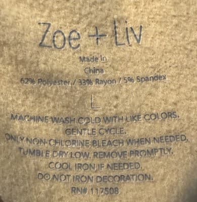 Zoe + Liv Sweatpants Size: Large Color: Yellow - Thumbnail 4