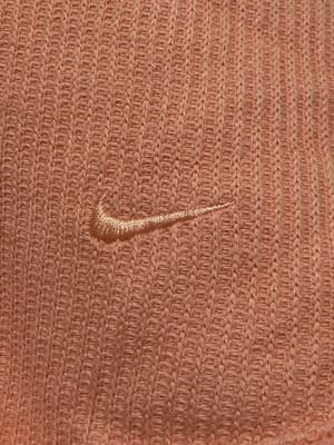 NWT Nike Sportswear Chill Waffle Women's Mid-Rise Shorts Size: XL Color: Apricot - Thumbnail 3