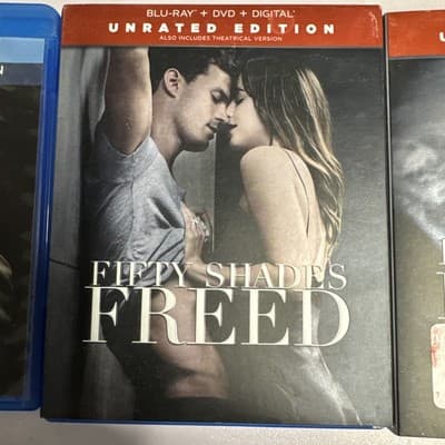 Fifty Shades Grey, Darker, & Freed All 3 Unrated Blu-ray. - Thumbnail 3
