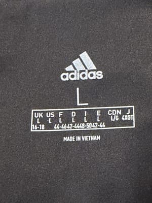 adidas Women’s Leggings 28” Color: Black Size: Large EUC Super Soft & Silky - Thumbnail 4