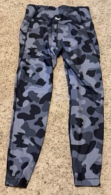 Reebok Women’s Leggings Size: Large Color: Black/Gray Camo - Thumbnail 2