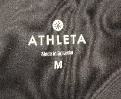 Athleta Stealth Tech 7/8 Tight Color: Black Size: Medium W/Pockets - Thumbnail 5
