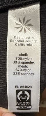 Athleta Stealth Tech 7/8 Tight Color: Black Size: Medium W/Pockets - Thumbnail 6