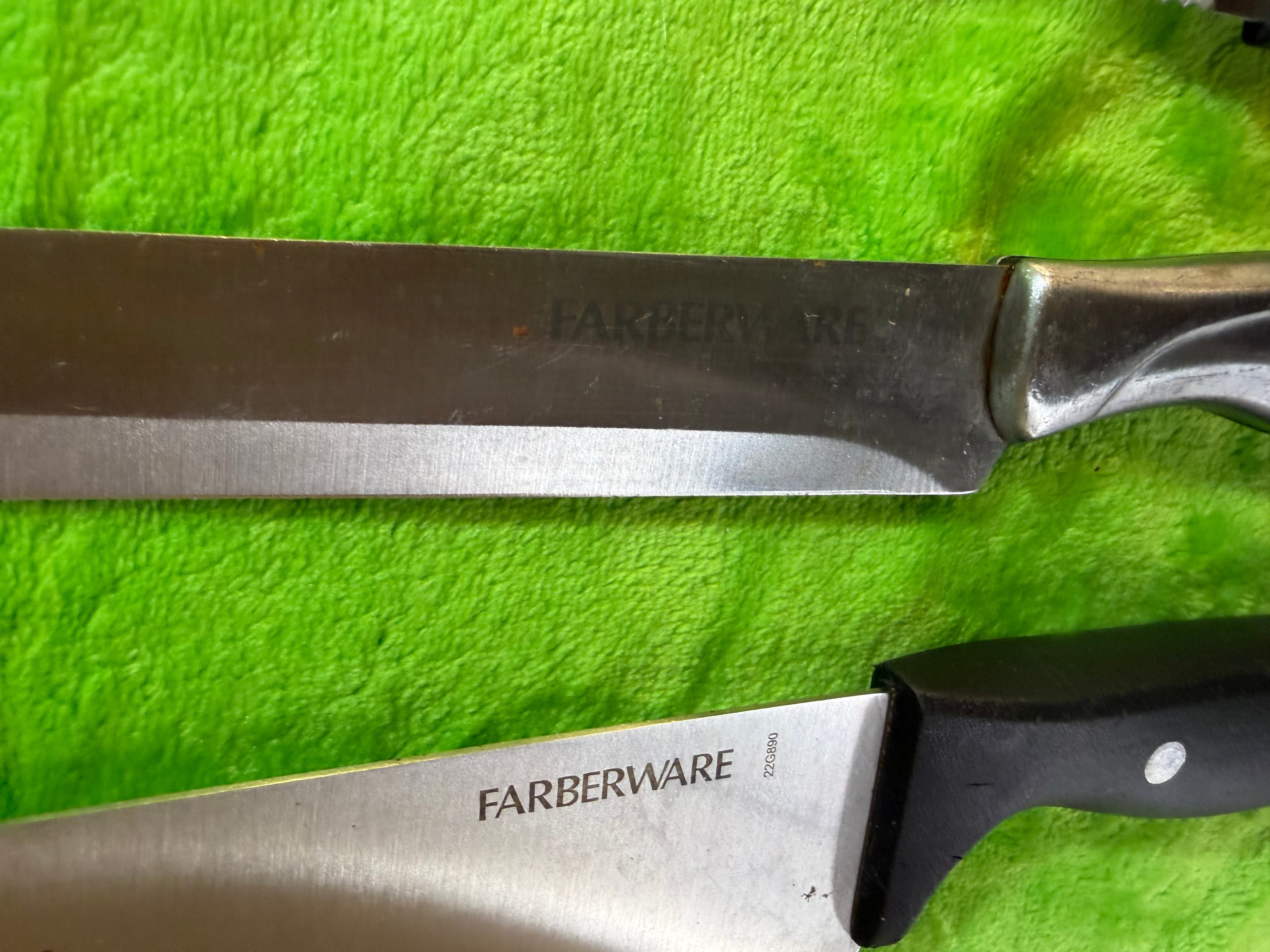 Farberware Knife Set with Black Handles and Stainless Steel Blades - Thumbnail 2