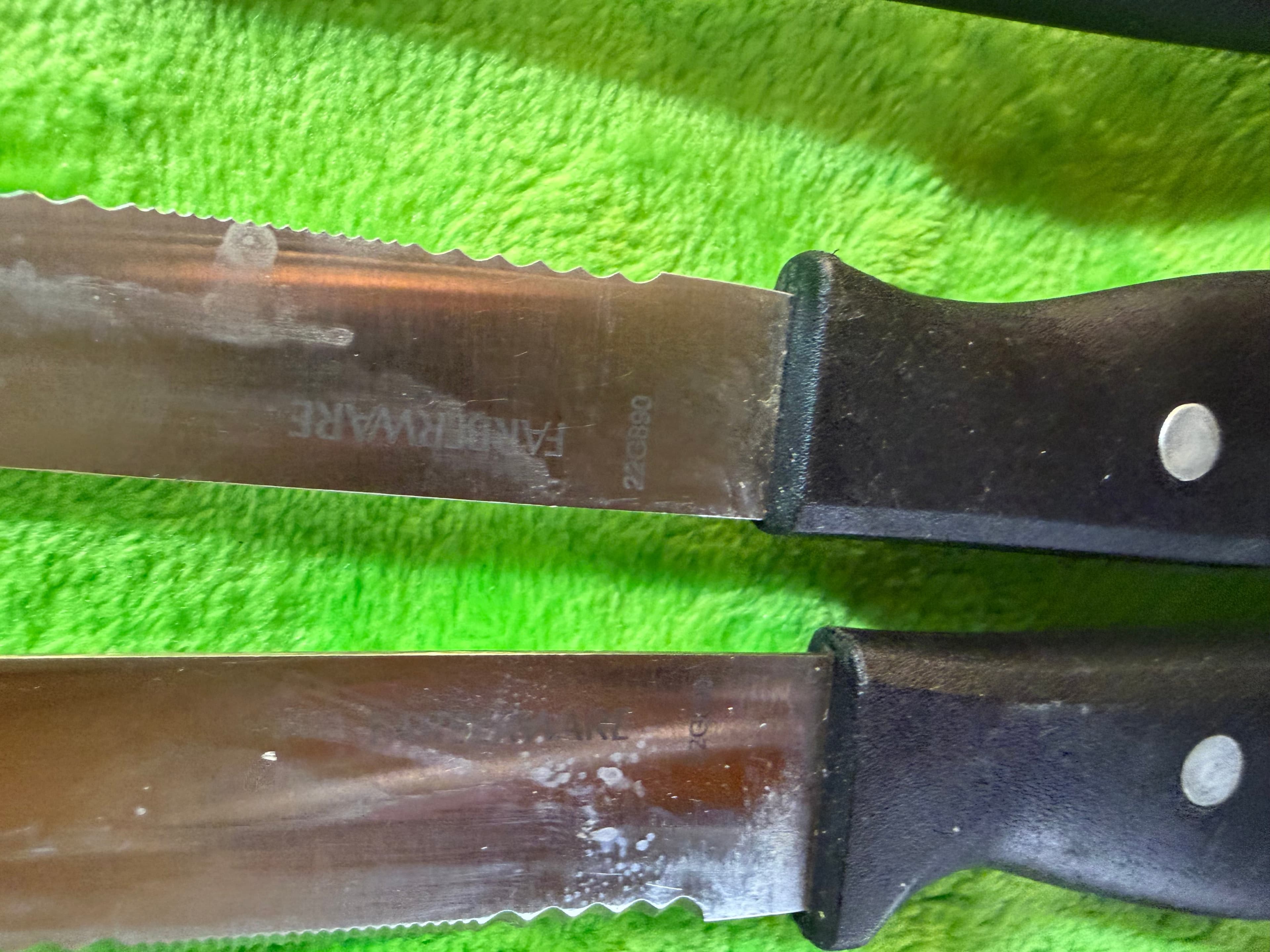 Farberware Knife Set with Black Handles and Stainless Steel Blades - Thumbnail 3