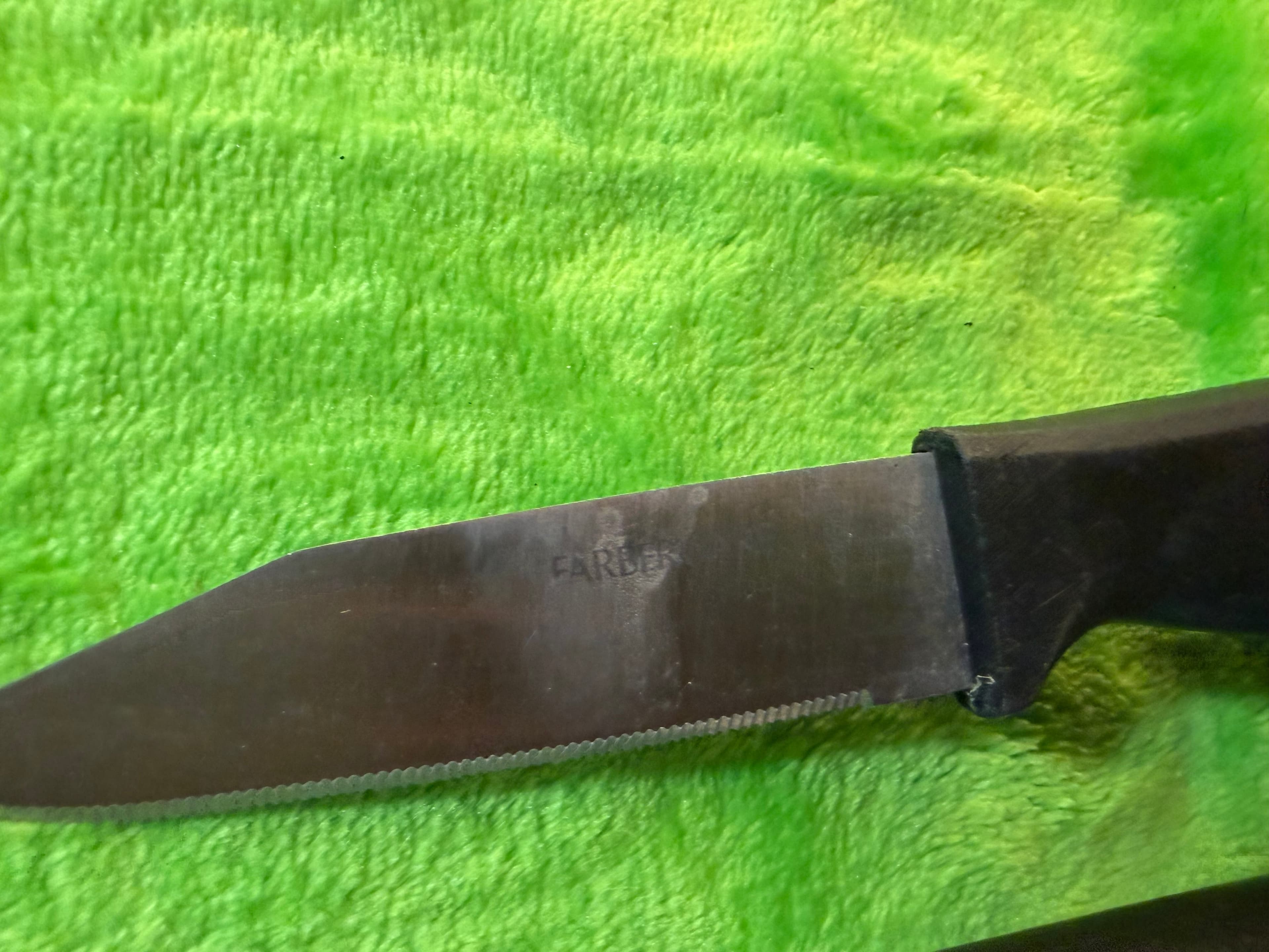 Farberware Knife Set with Black Handles and Stainless Steel Blades - Thumbnail 5