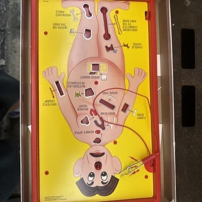 Vintage Original 1965 MB Operation Board Game Smoking Dr COMPLETE WORKS Perfect - Thumbnail 3
