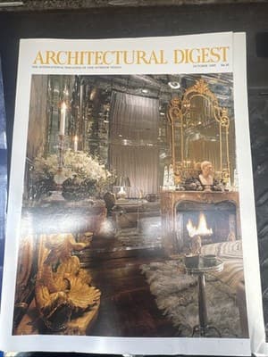 Architectural Digest Magazine July Dec 1989 Vintage Watch Ads Home Decor Design - Thumbnail 3