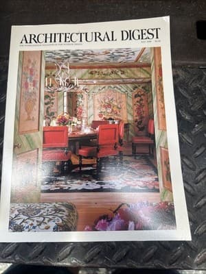 Architectural Digest Magazine July Dec 1989 Vintage Watch Ads Home Decor Design - Thumbnail 6