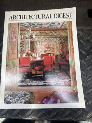 Architectural Digest Magazine July Dec 1989 Vintage Watch Ads Home Decor Design - Thumbnail 7