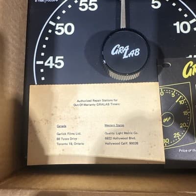 Graylab Model 300 Darkroom Timer BRAND NEW in original box. - Thumbnail 3