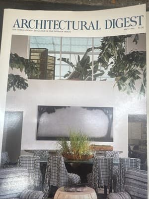 Architectural Digest Magazine January To May 1990 5 Issues - Image 1