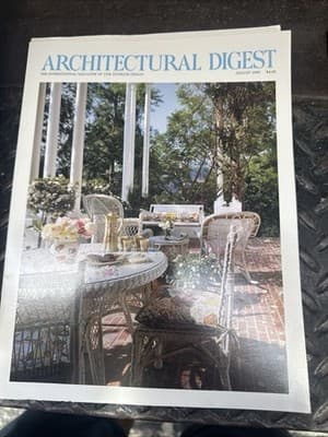 Architectural Digest Magazine July Dec 1989 Vintage Watch Ads Home Decor Design - Thumbnail 8