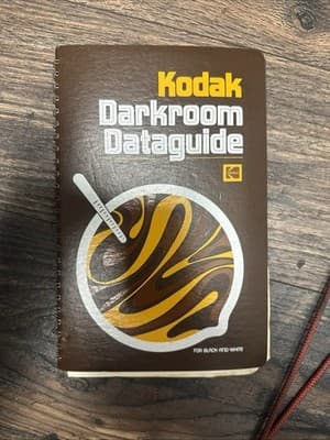Kodak Darkroom Dataguide 5th Edition 1977 Eastman Kodak Company Spiral Bound - Image 1