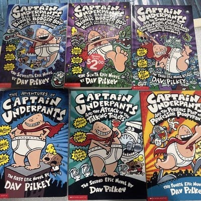 Captain Underpants: The Tra-la-Laa-Rific Bks. 1-4, Collection Set Dav Pilkey +2 - Image 1