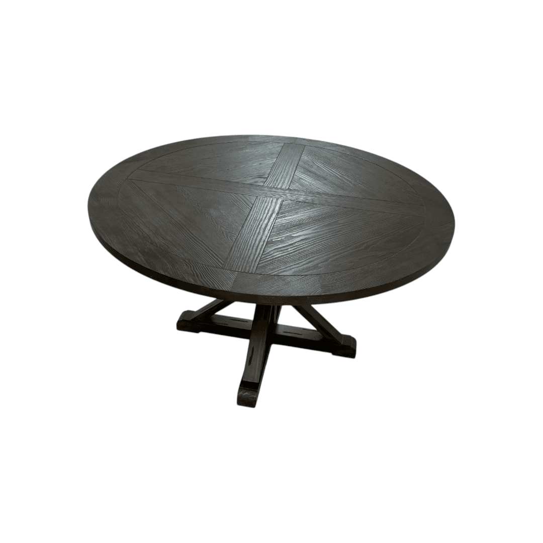 Greyleigh Ashbaugh Pine Round Dining Table - Thumbnail 6