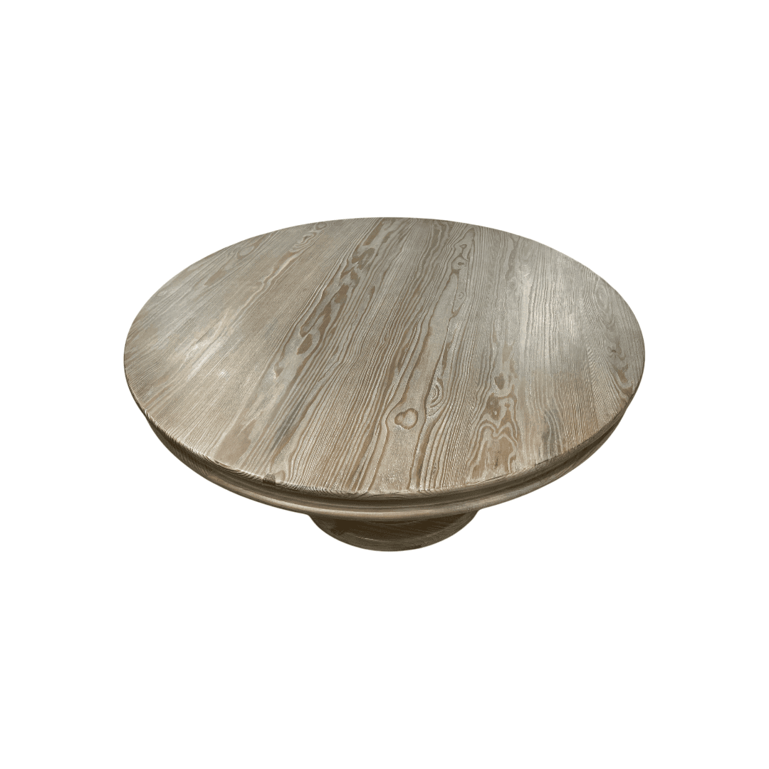 Classic Home Beatriz Round Pine Wood Dining Table - Thumbnail 13