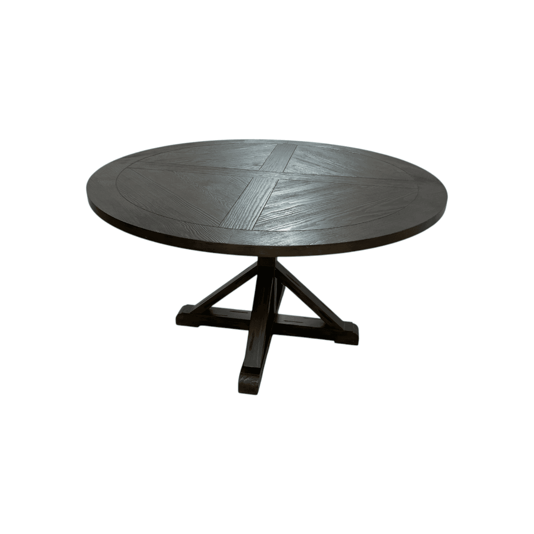 Greyleigh Ashbaugh Pine Round Dining Table - Thumbnail 5