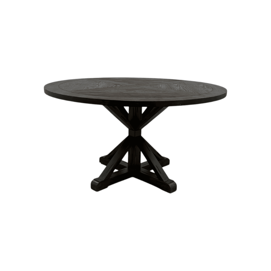 Greyleigh Ashbaugh Pine Round Dining Table - Thumbnail 4