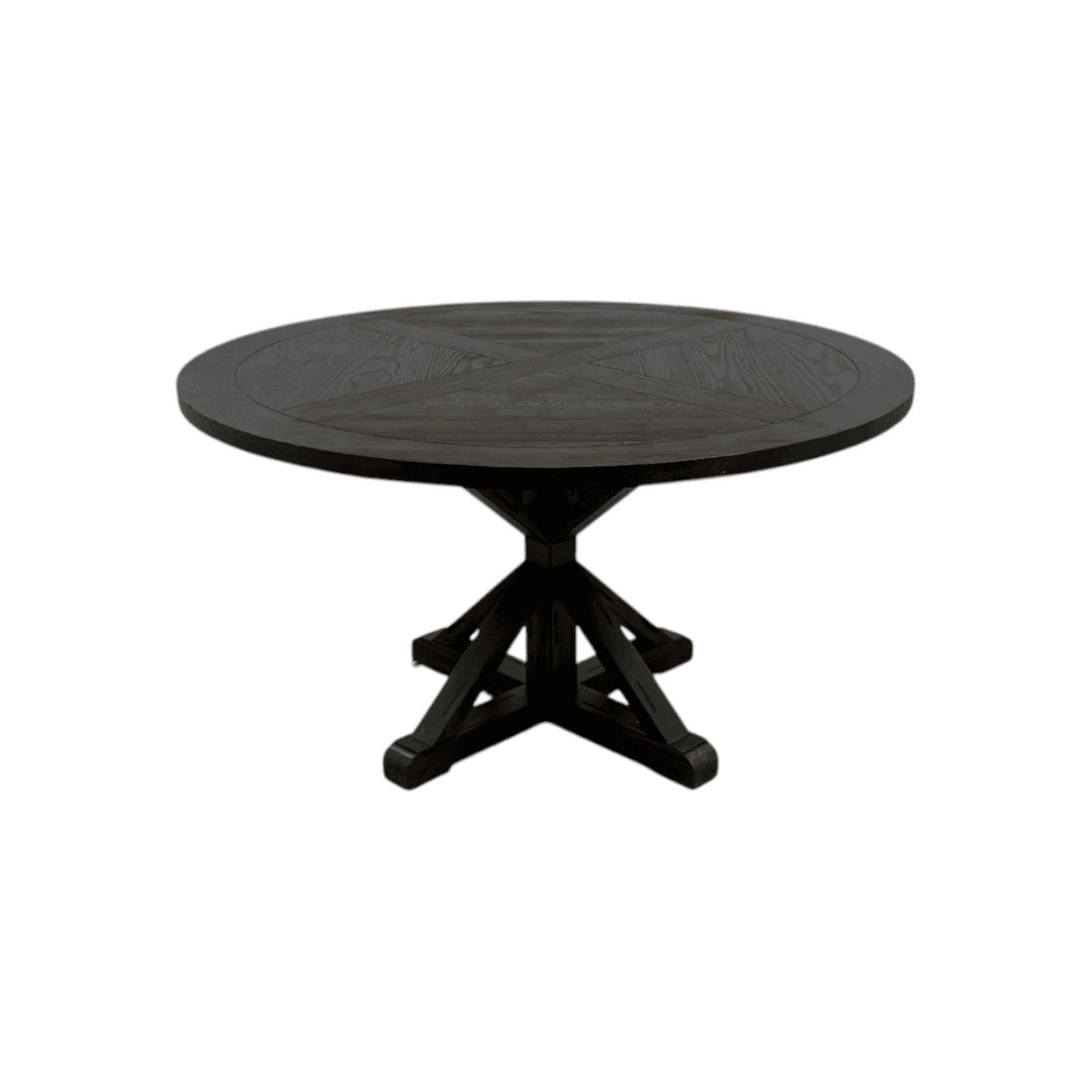 Greyleigh Ashbaugh Pine Round Dining Table - Thumbnail 2